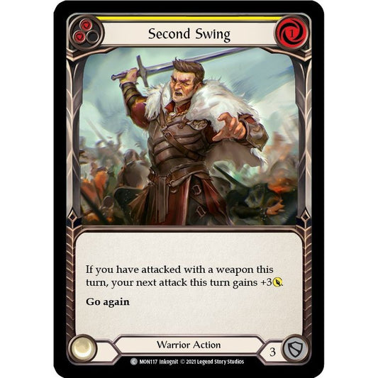 Image for Second Swing (Yellow) (MON117) (MON) - Flesh and Blood TCG