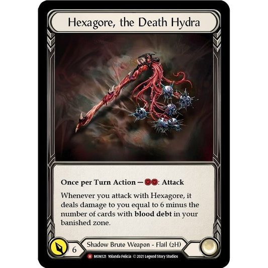 Image for Hexagore, the Death Hydra (MON121) (MON) - Flesh and Blood TCG