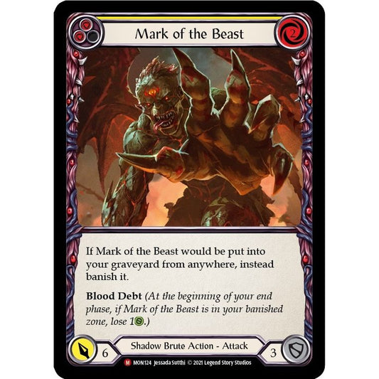Image for Mark of the Beast (MON124) (MON) - Flesh and Blood TCG