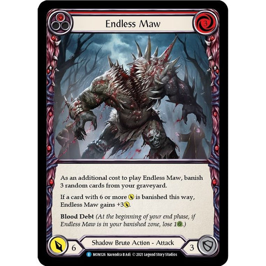 Image for Endless Maw (Red) (MON126) (MON) - Flesh and Blood TCG