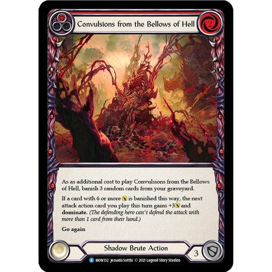 Image for Convulsions from the Bellows of Hell (Red) (MON132) (MON) - Flesh and Blood TCG