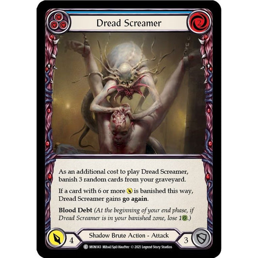 Image for Dread Screamer (Blue) (MON143) (MON) - Flesh and Blood TCG