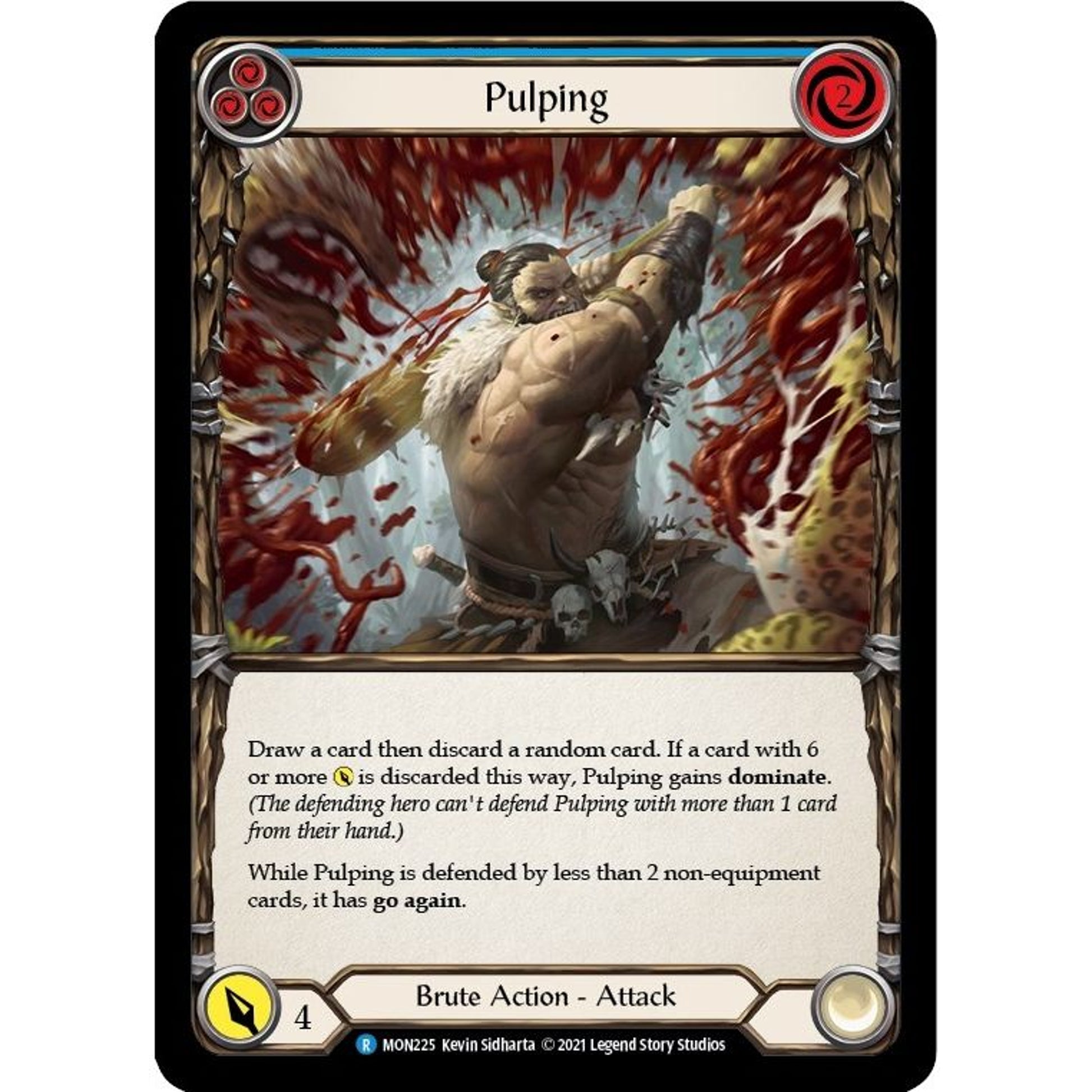 Image for Pulping (Blue) (MON225) (MON) - Flesh and Blood TCG