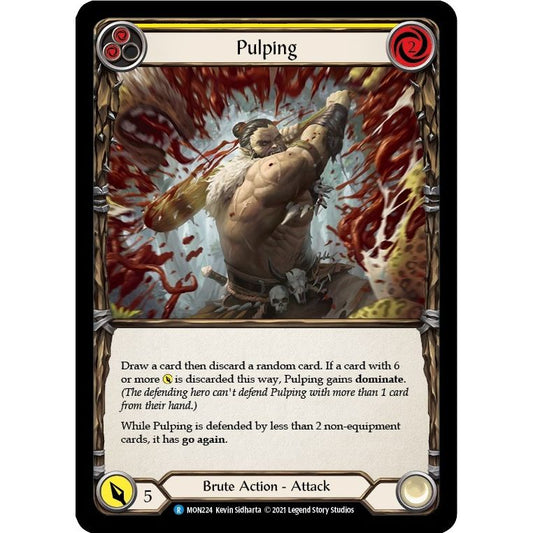 Image for Pulping (Yellow) (MON224) (MON) - Flesh and Blood TCG