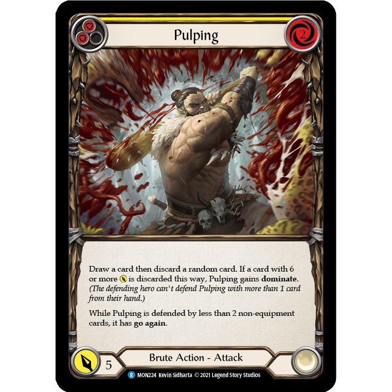 Image for Pulping (Yellow) (MON224) (MON) - Flesh and Blood TCG
