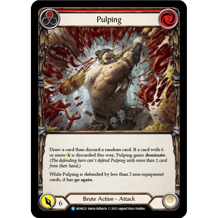 Image for Pulping (Red) (MON223) (MON) - Flesh and Blood TCG