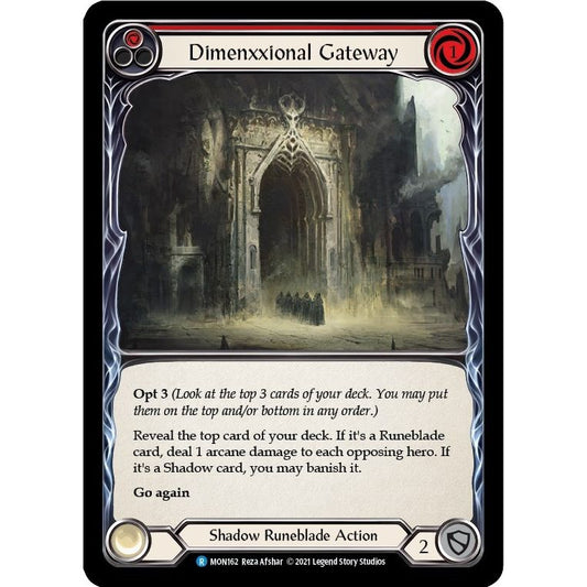 Image for Dimenxxional Gateway (Red) (MON162) (MON) - Flesh and Blood TCG