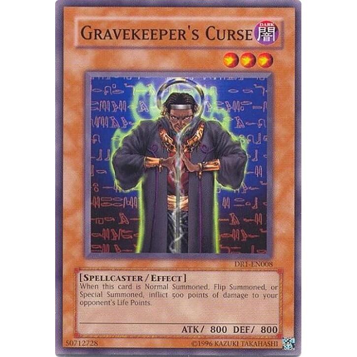 Image for Gravekeeper's Curse (DR1-EN008) (DR1) - YuGiOh