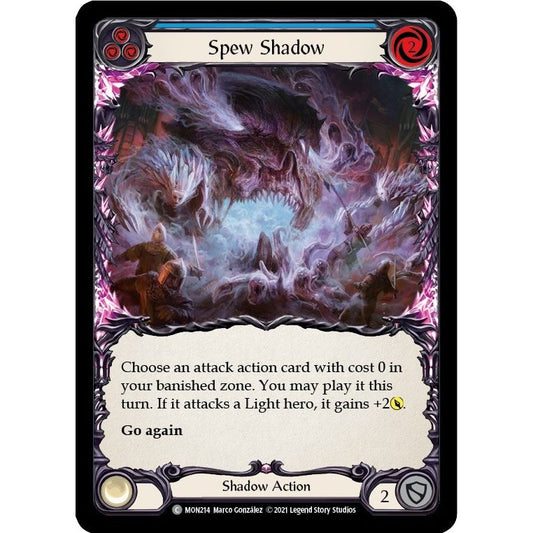 Image for Spew Shadow (Blue) (MON214) (MON) - Flesh and Blood TCG