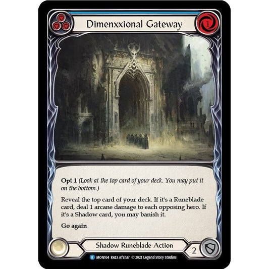 Image for Dimenxxional Gateway (Blue) (MON164) (MON) - Flesh and Blood TCG