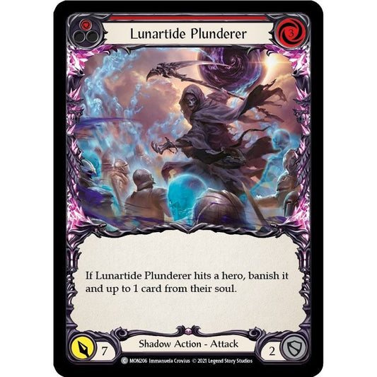 Image for Lunartide Plunderer (Red) (MON206) (MON) - Flesh and Blood TCG