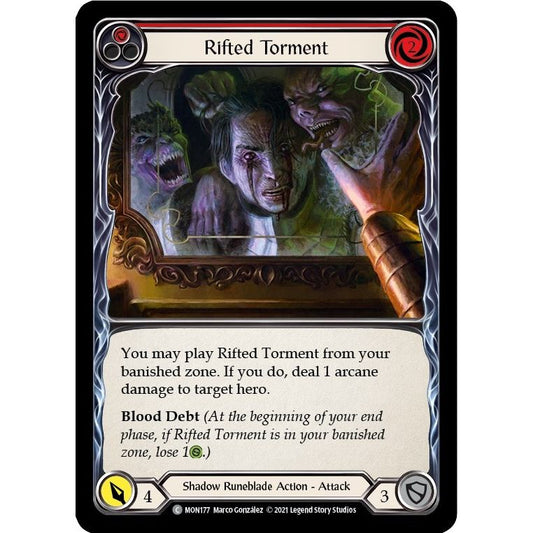 Image for Rifted Torment (Red) (MON177) (MON) - Flesh and Blood TCG
