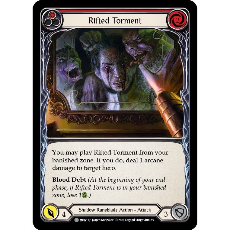 Image for Rifted Torment (Red) (MON177) (MON) - Flesh and Blood TCG