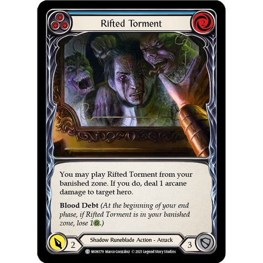 Image for Rifted Torment (Blue) (MON179) (MON) - Flesh and Blood TCG