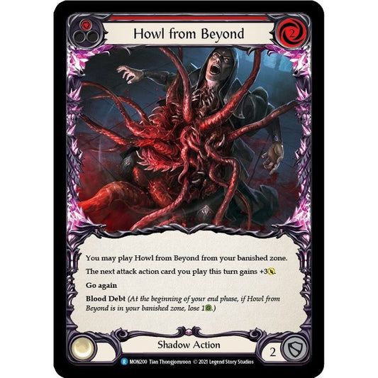 Image for Howl from Beyond (Red) (MON200) (MON) - Flesh and Blood TCG