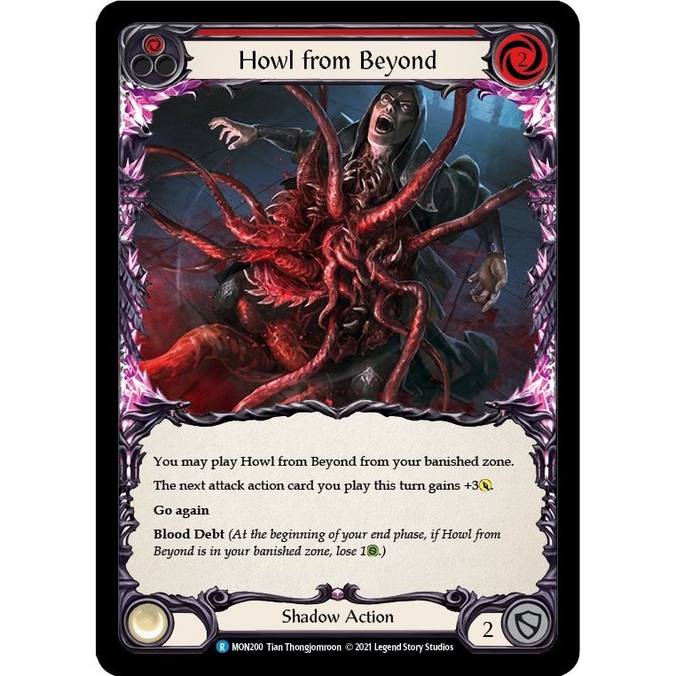 Image for Howl from Beyond (Red) (MON200) (MON) - Flesh and Blood TCG