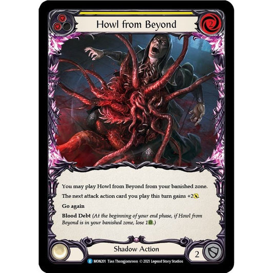 Image for Howl from Beyond (Yellow) (MON201) (MON) - Flesh and Blood TCG