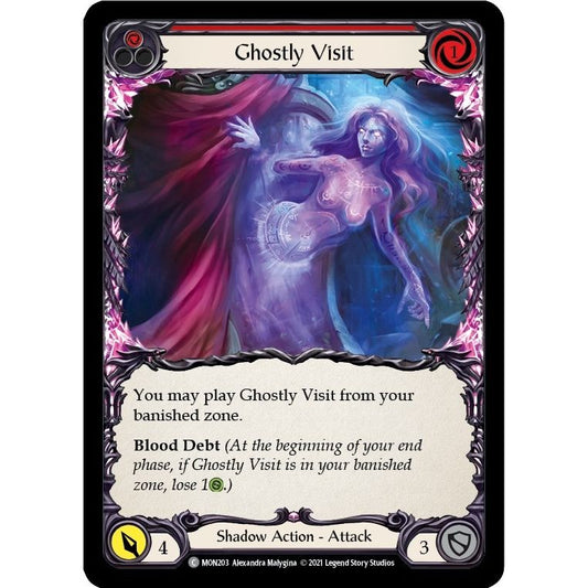 Image for Ghostly Visit (Red) (MON203) (MON) - Flesh and Blood TCG
