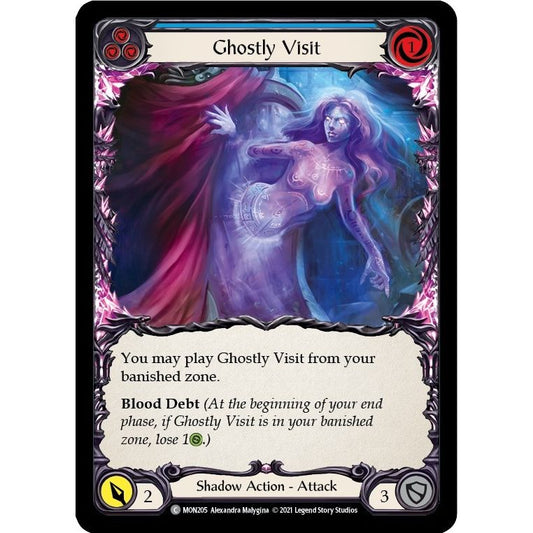 Image for Ghostly Visit (Blue) (MON205) (MON) - Flesh and Blood TCG