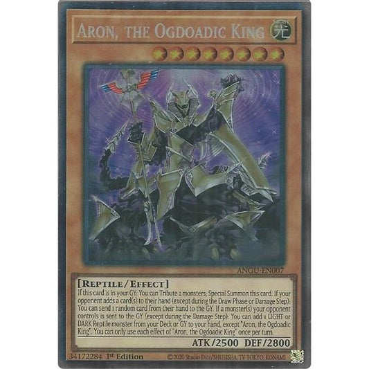 Image for Aron, the Ogdoadic King (CR) (ANGU-EN007) (ANGU) - YuGiOh