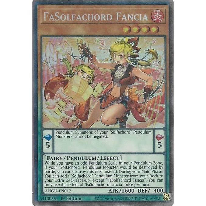 Image for FaSolfachord Fancia (CR) (ANGU-EN017) (ANGU) - YuGiOh