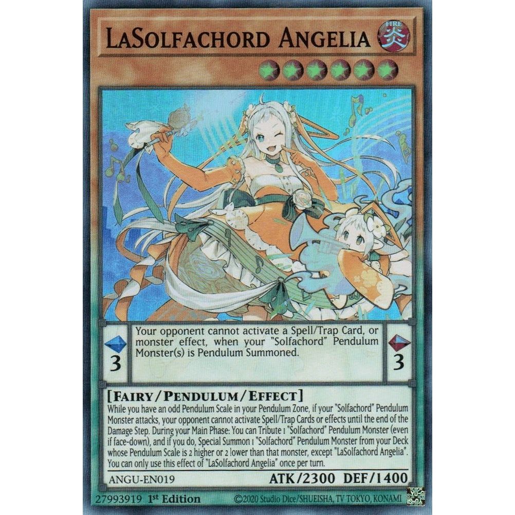 Image for LaSolfachord Angelia (ANGU-EN019) (ANGU) - YuGiOh