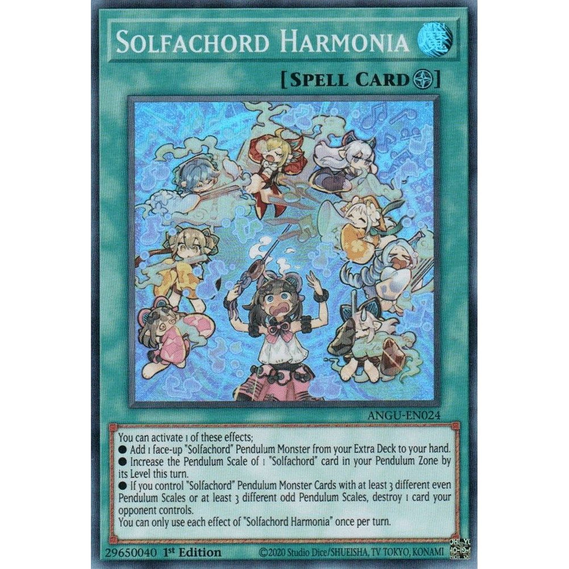 Image for Solfachord Harmonia (ANGU-EN024) (ANGU) - YuGiOh