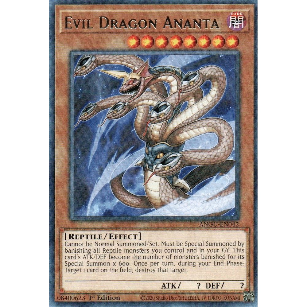 Image for Evil Dragon Ananta (ANGU-EN042) (ANGU) - YuGiOh