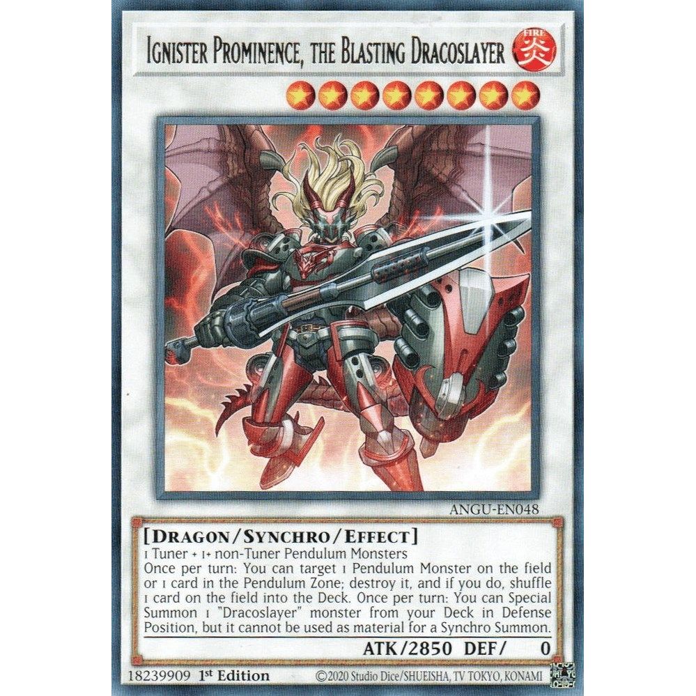 Image for Ignister Prominence, the Blasting Dracoslayer (ANGU-EN048) (ANGU) - YuGiOh
