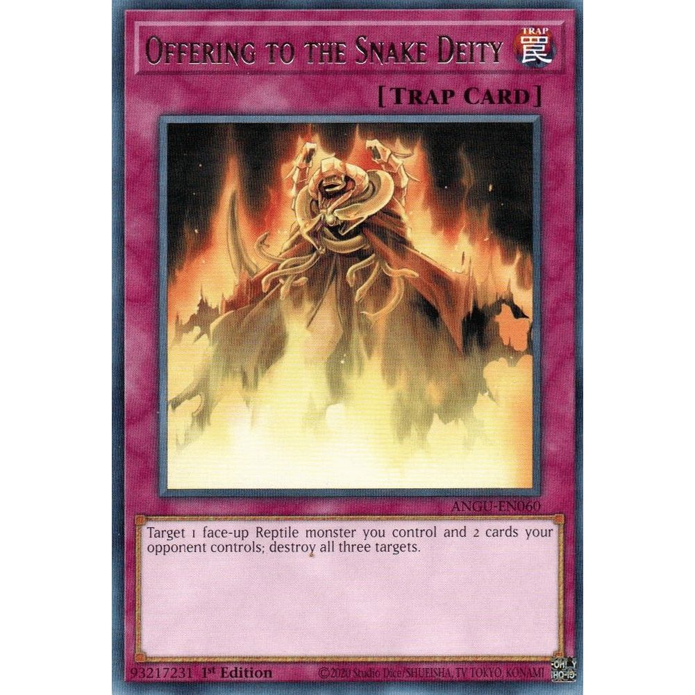 Image for Offering to the Snake Deity (ANGU-EN060) (ANGU) - YuGiOh