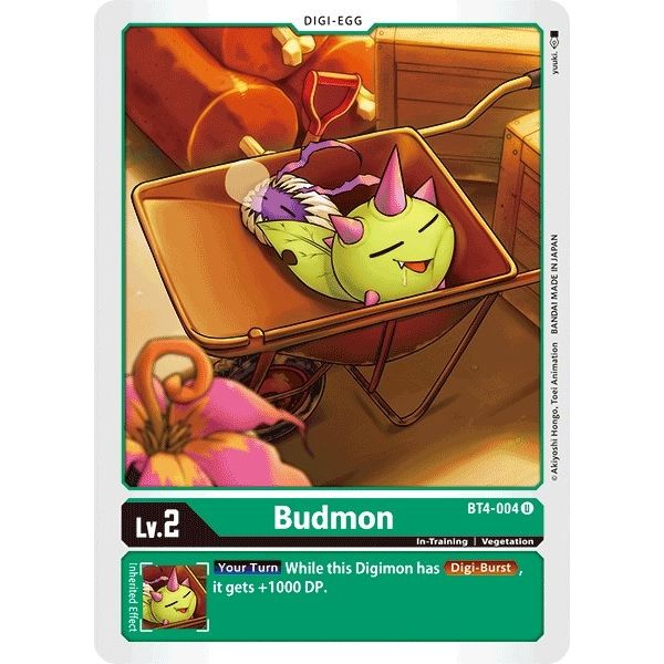 Image for Budmon (BT4-004 U) (BT04) - Digimon Card Game