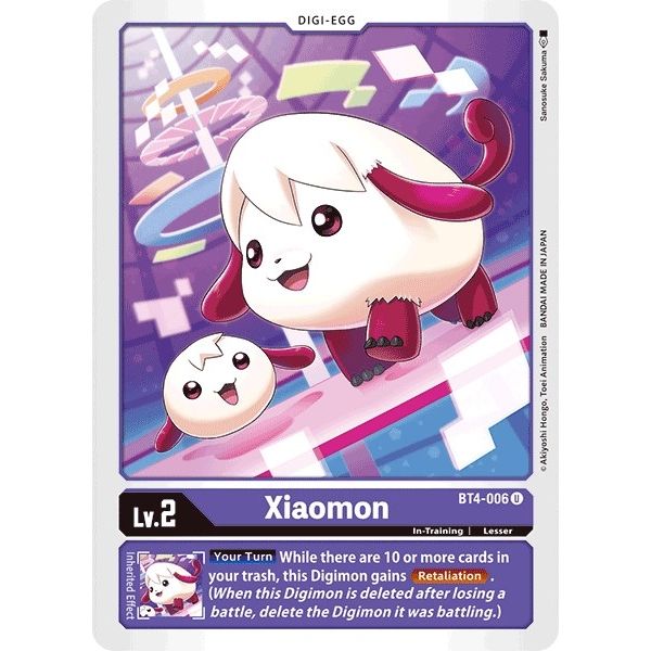Image for Xiaomon (BT4-006 U) (BT04) - Digimon Card Game