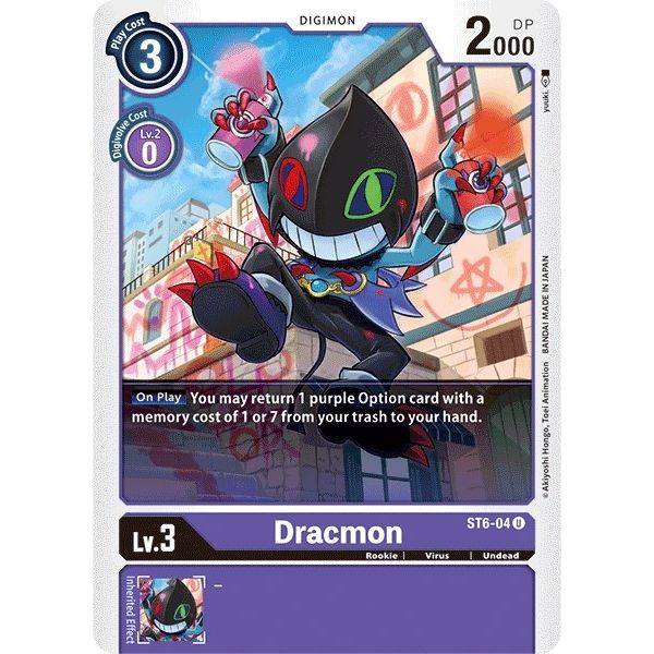Image for Dracmon (ST6-04 U) (ST-6) - Digimon Card Game