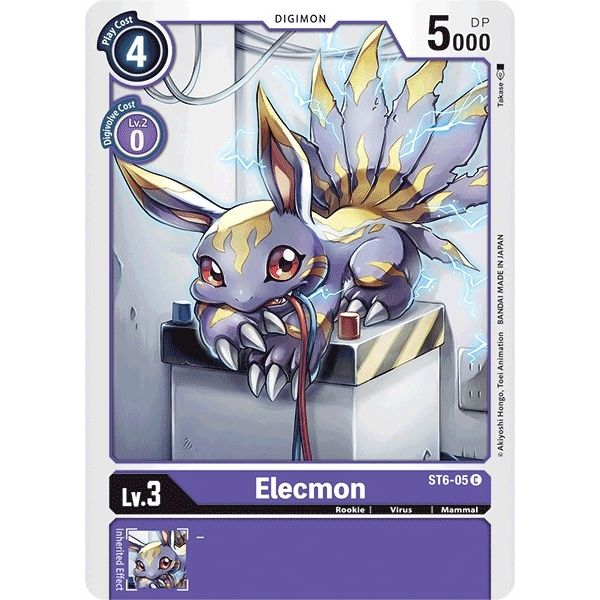 Image for Elecmon (ST6-05 C) (ST-6) - Digimon Card Game