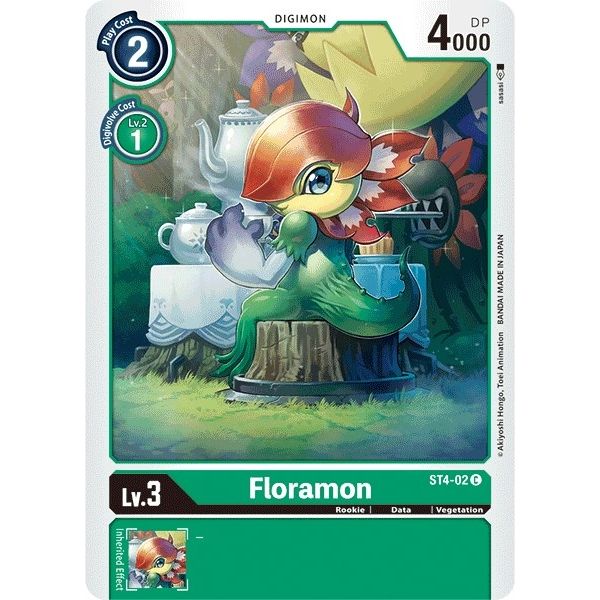 Image for Floramon (ST4-02 C) (ST-4) - Digimon Card Game