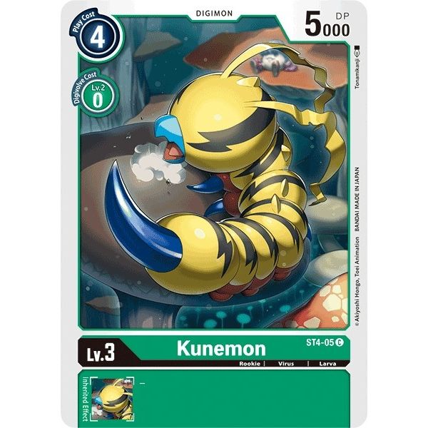 Image for Kunemon (ST4-05 C) (ST-4) - Digimon Card Game