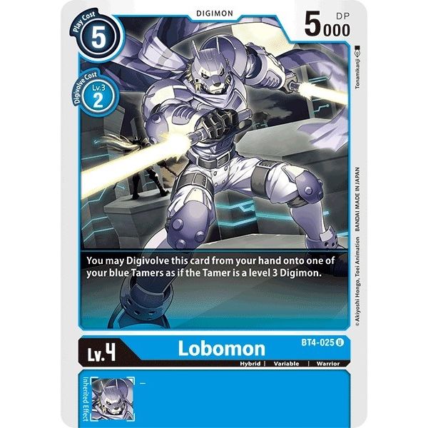 Image for Lobomon (BT4-025 U) (BT04) - Digimon Card Game