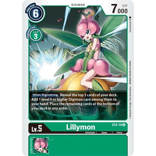 Image for Lillymon (ST4-10 U) (ST-4) - Digimon Card Game