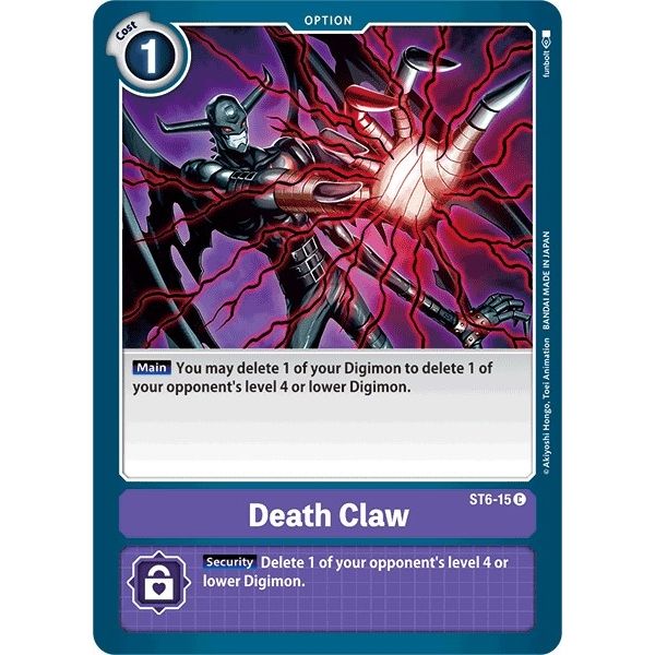 Image for Death Claw (ST6-15 C) (ST-6) - Digimon Card Game
