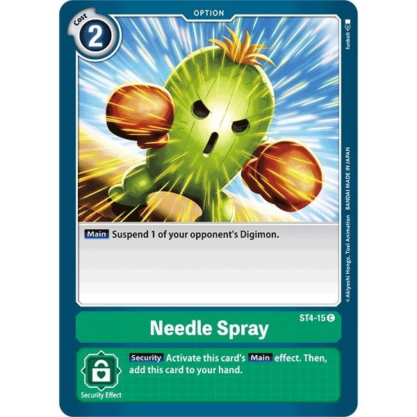 Image for Needle Spray (ST4-15 C) (ST-4) - Digimon Card Game