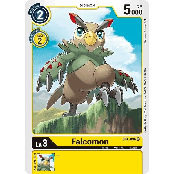 Image for Falcomon (BT4-036 C) (BT04) - Digimon Card Game