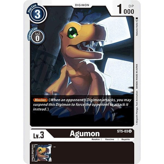 Image for Agumon (ST5-03 U) (ST-5) - Digimon Card Game
