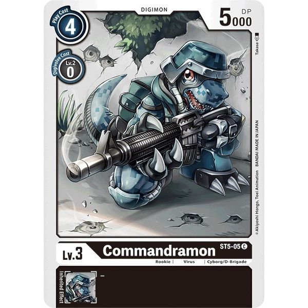 Image for Commandramon (ST5-05 C) (ST-5) - Digimon Card Game