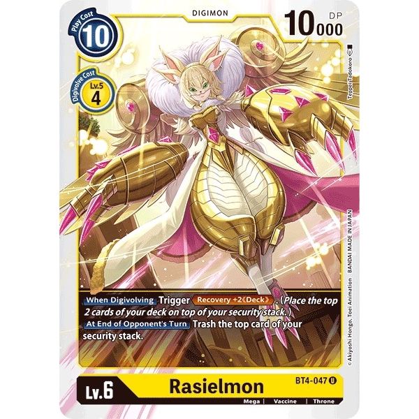 Image for Rasielmon (BT4-047 U) (BT04) - Digimon Card Game