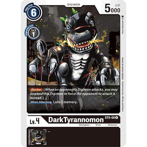 Image for DarkTyrannomon (ST5-08 U) (ST-5) - Digimon Card Game
