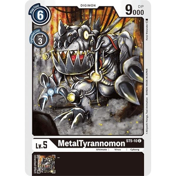 Image for MetalTyrannomon (ST5-10 C) (ST-5) - Digimon Card Game
