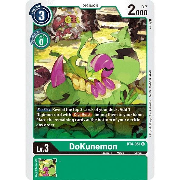 Image for DoKunemon (BT4-051 C) (BT04) - Digimon Card Game