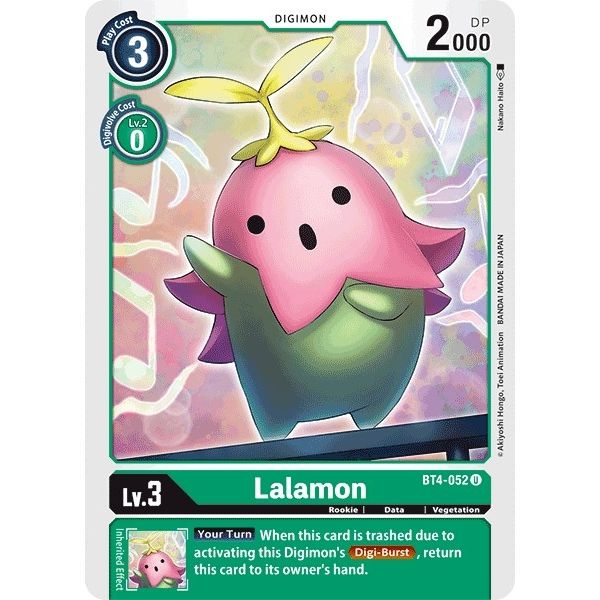 Image for Lalamon (BT4-052 U) (BT04) - Digimon Card Game