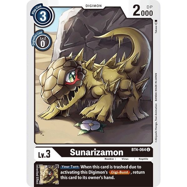 Image for Sunarizamon (BT4-064 U) (BT04) - Digimon Card Game