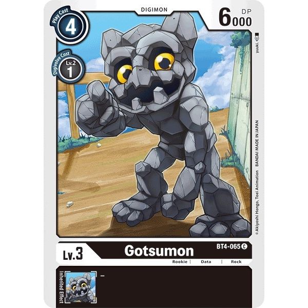 Image for Gotsumon (BT4-065 C) (BT04) - Digimon Card Game